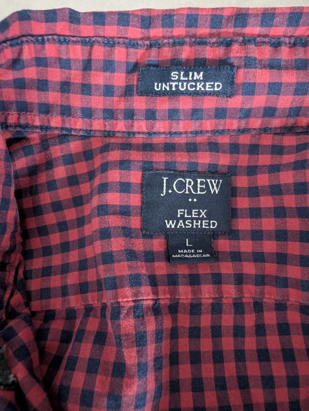 J. Crew tailored button
